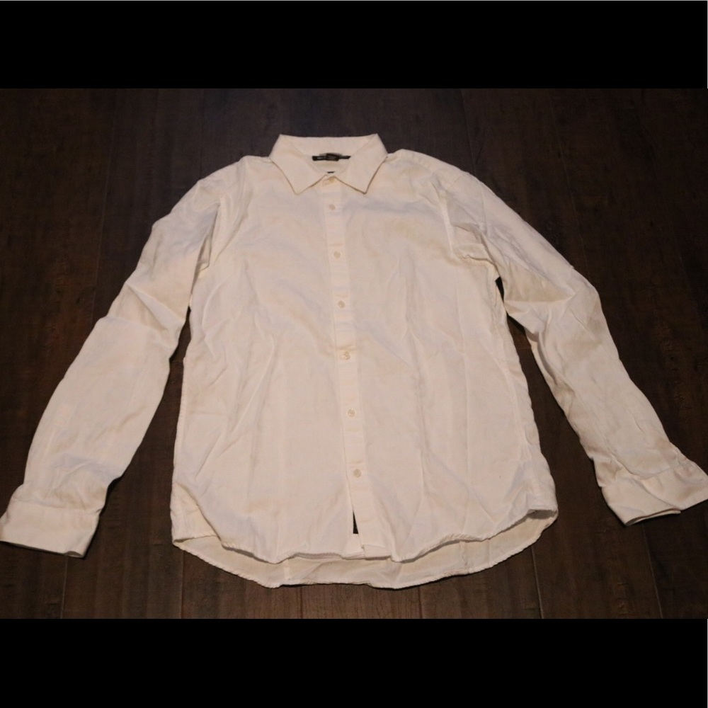 Michael Kors White Button Up Shirt Small